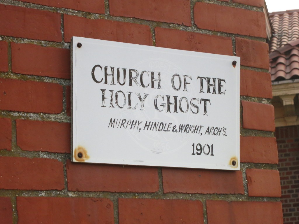 "CHURCH OF THE HOLY GHOST MURPHY, HINDLE & WRIGHT, ARCH’S 1901"