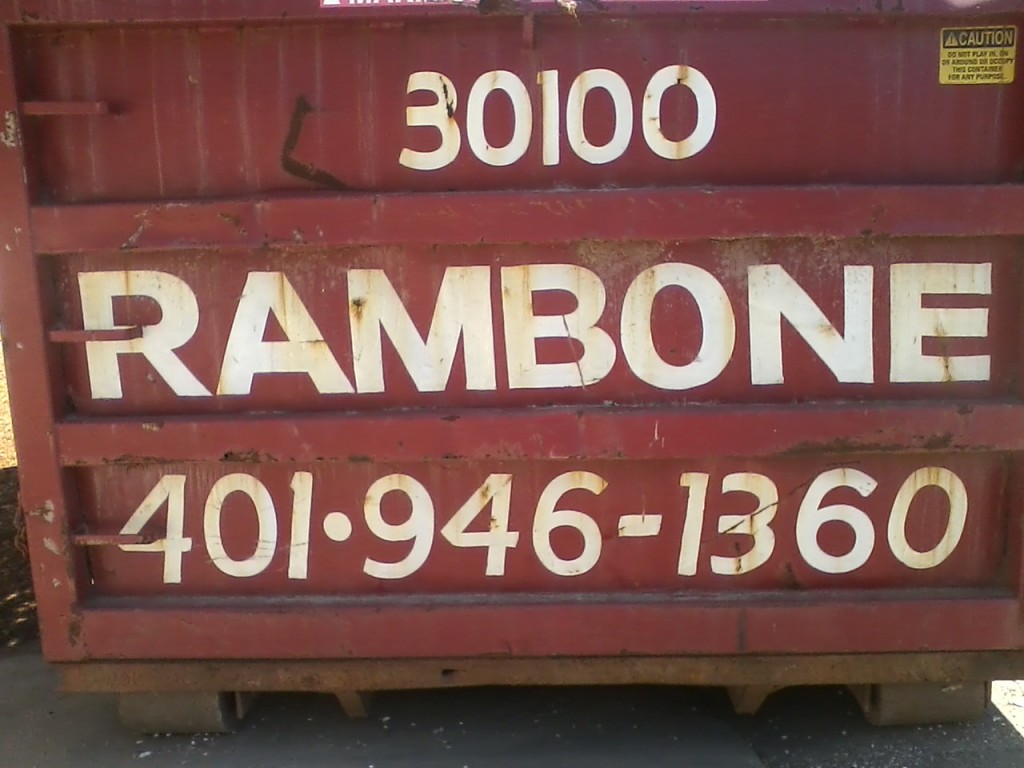 "30100 RAMBONE 401·946-1360"
