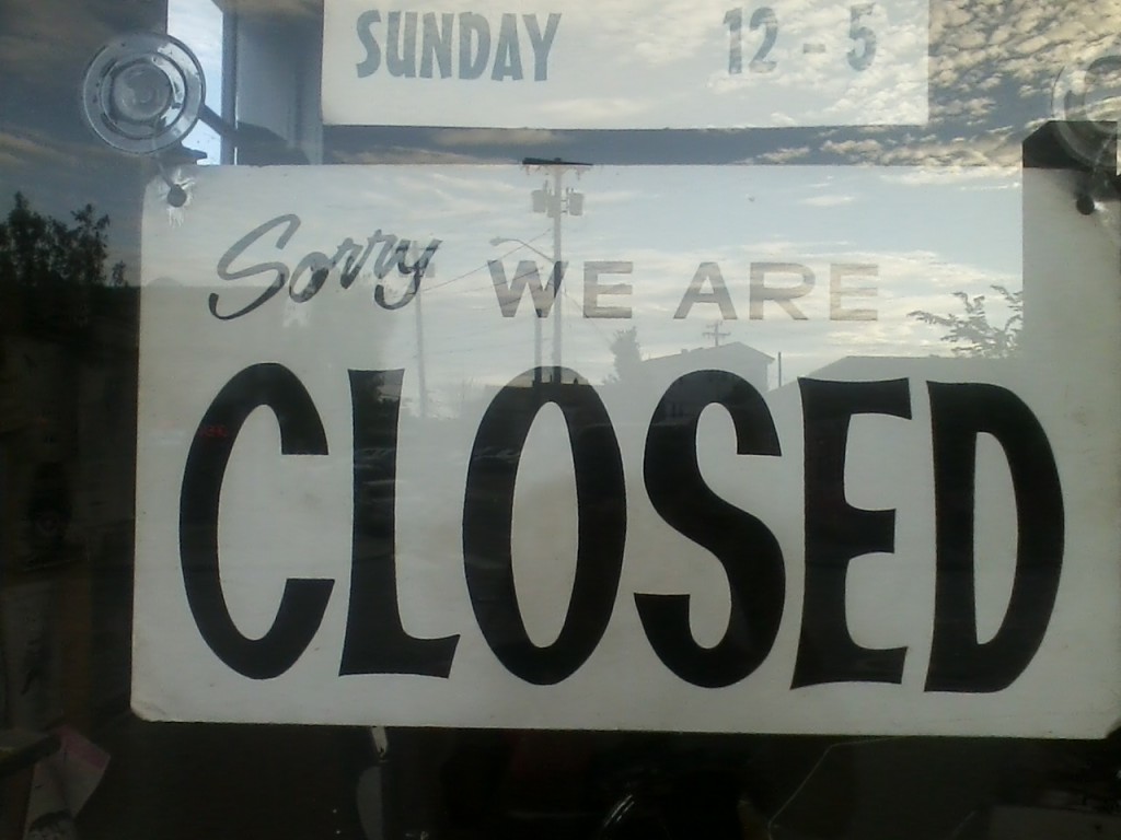 Sorry WE ARE CLOSED