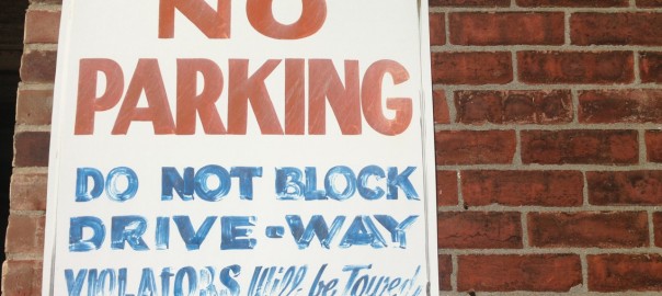 Do Not Block Drive-Way