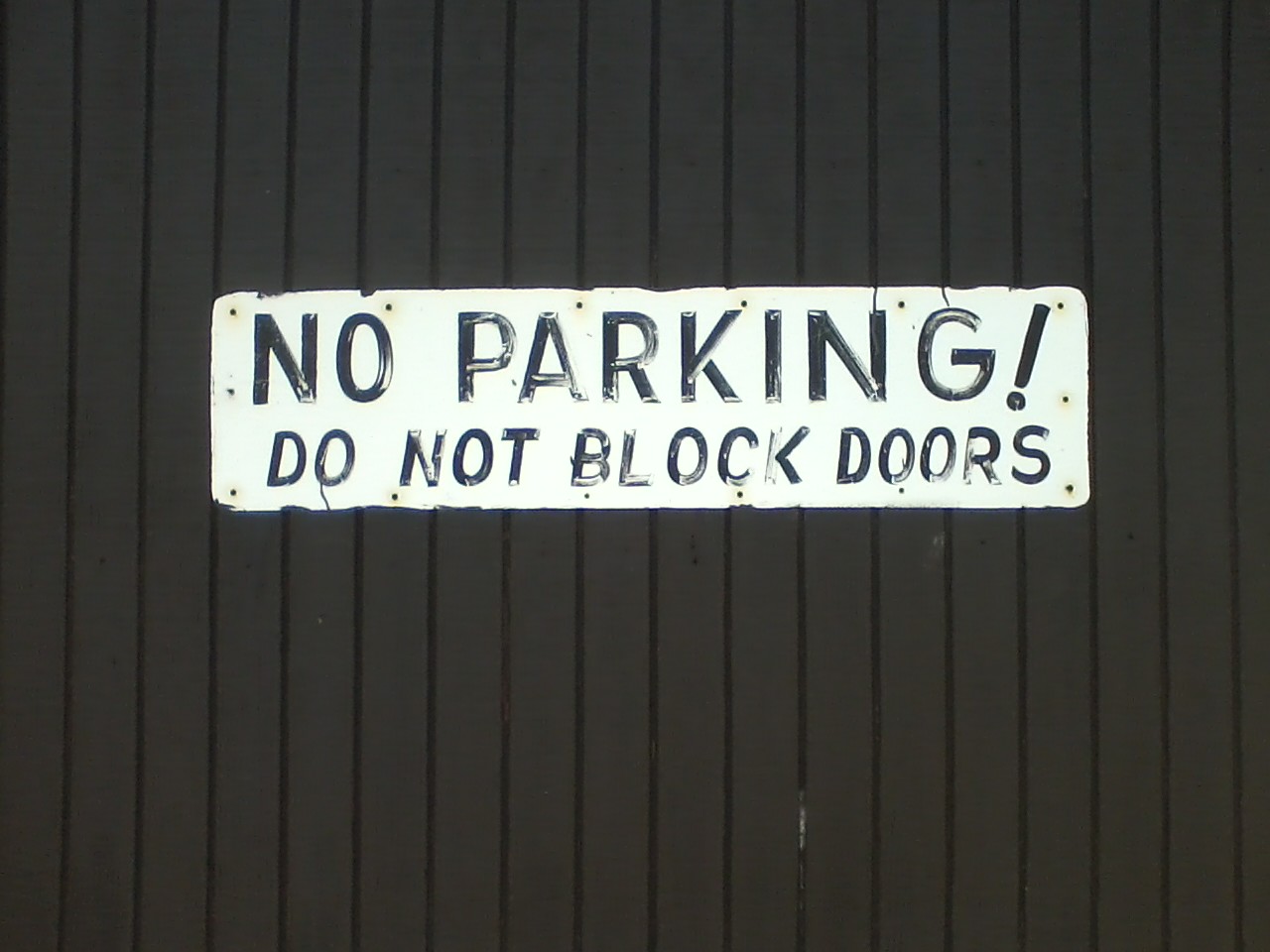 Do Not Block Doors